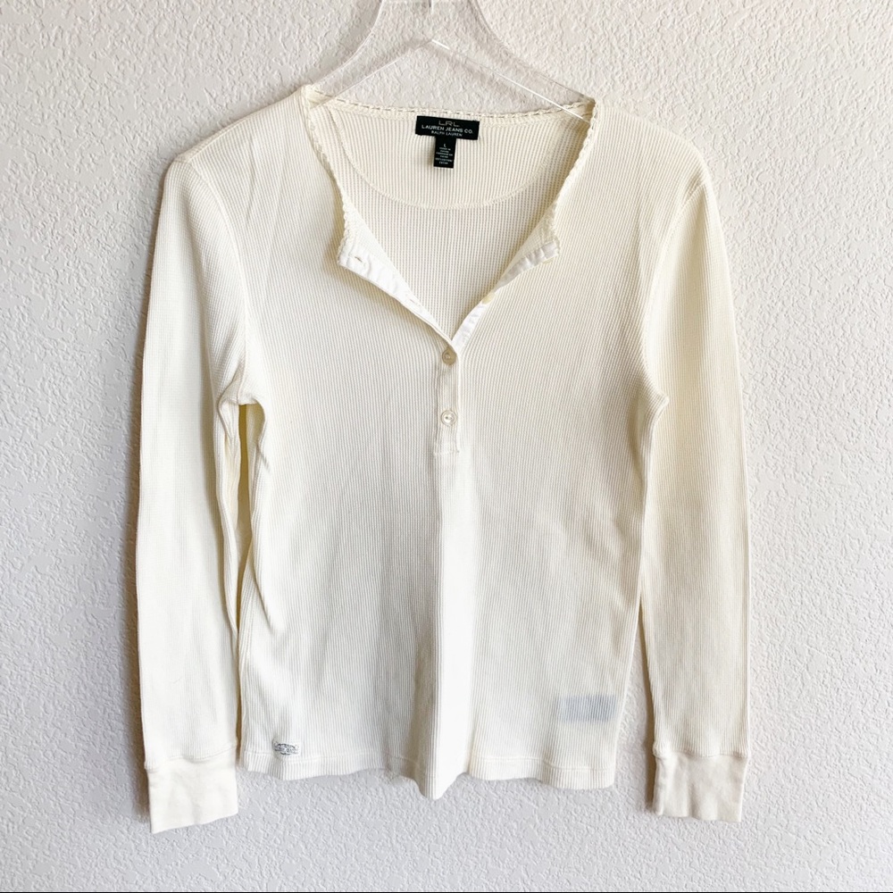 Lauren Jeans Co. RL Thermal Henley